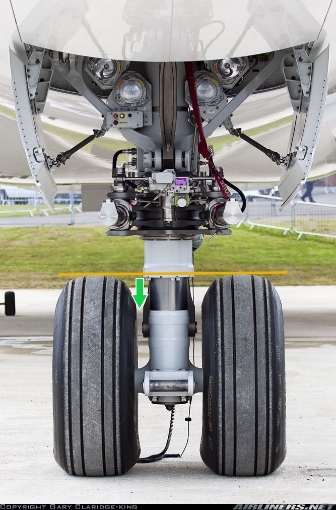 波音 747 - 起落架